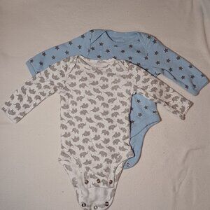 0-3 M- onesie Bundle simple joys by Carters & old navy